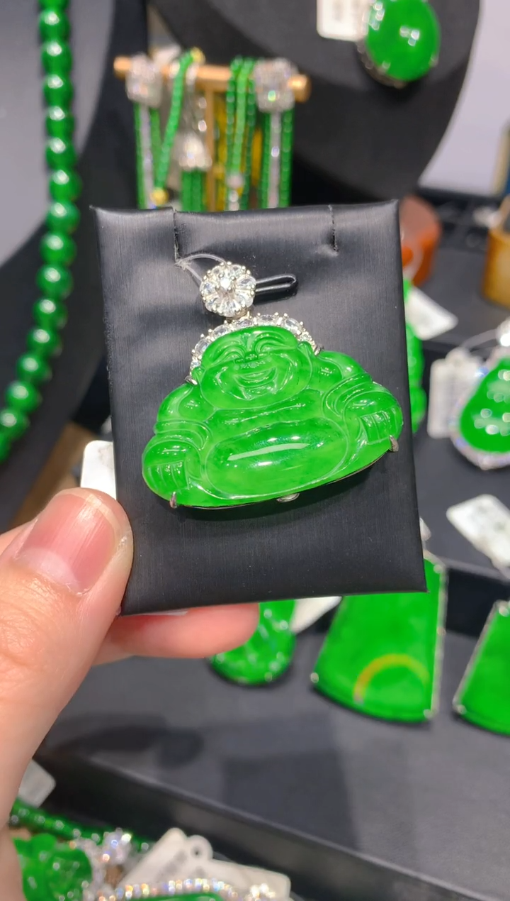 翡翠银S925镶嵌颈饰13一季