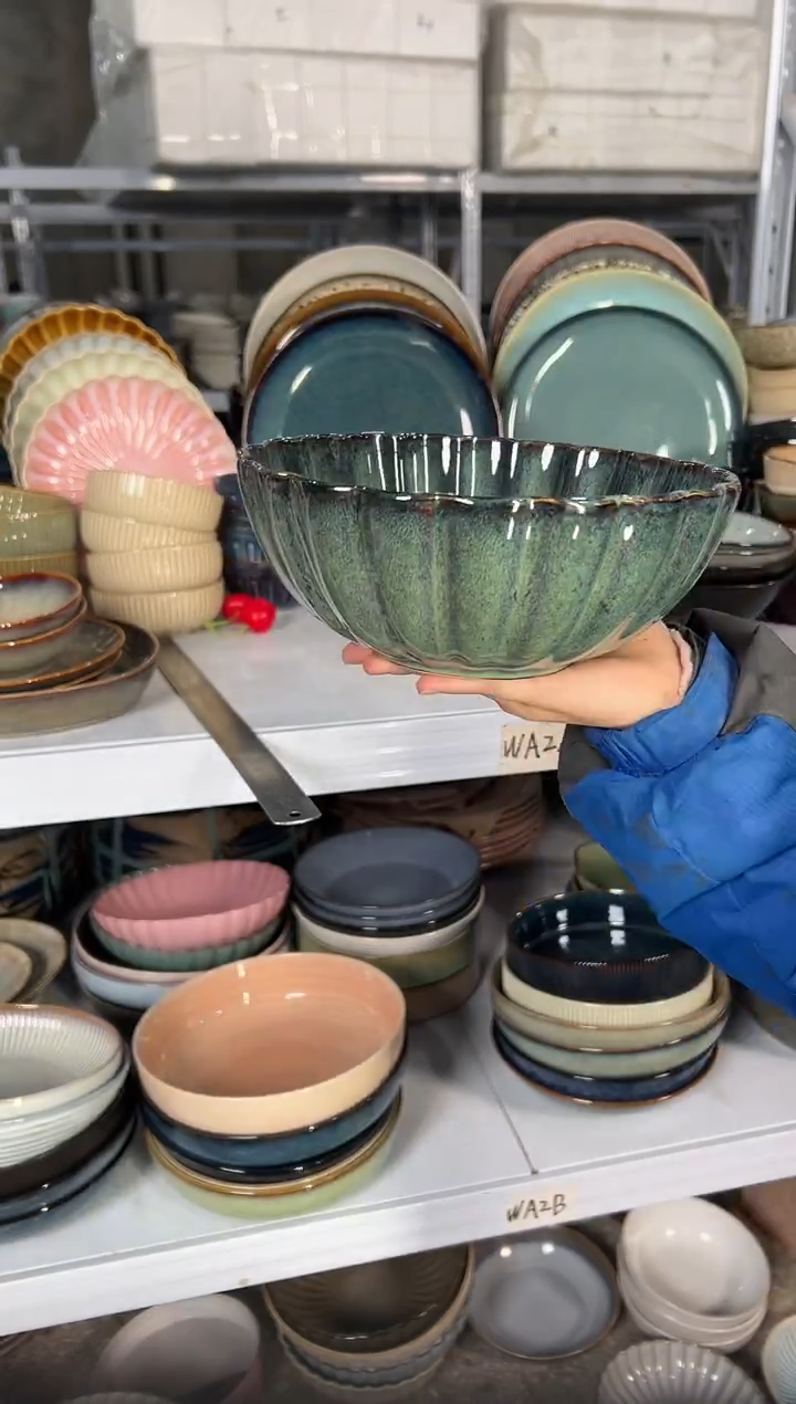 陶瓷外贸尾货瑕疵满20包邮X 新品面碗