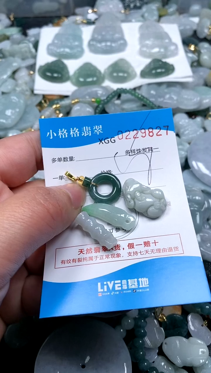 【闪购商品】翡翠颈饰未镶嵌闪购商品0229827