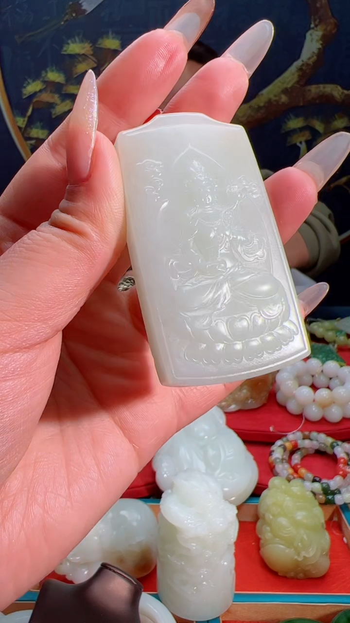 【闪购商品】和田玉吊坠未镶嵌1