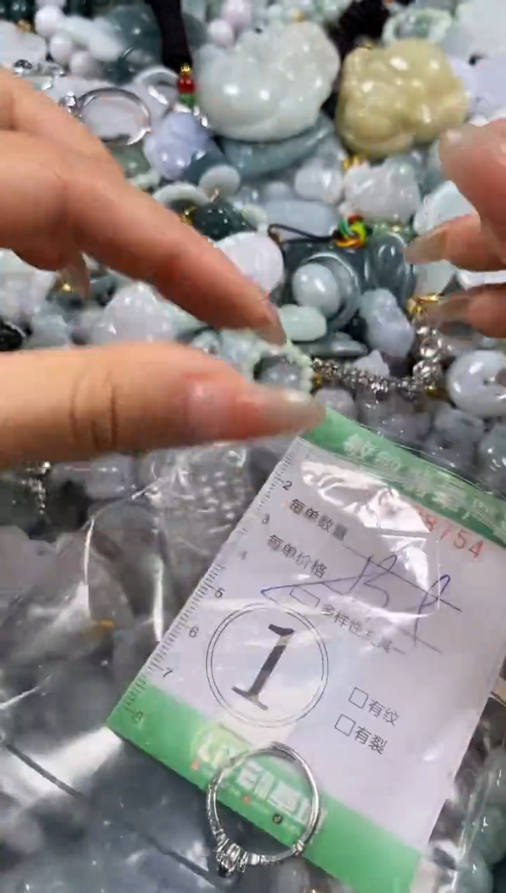 【闪购商品】翡翠颈饰未镶嵌闪购0128754多样性发其一