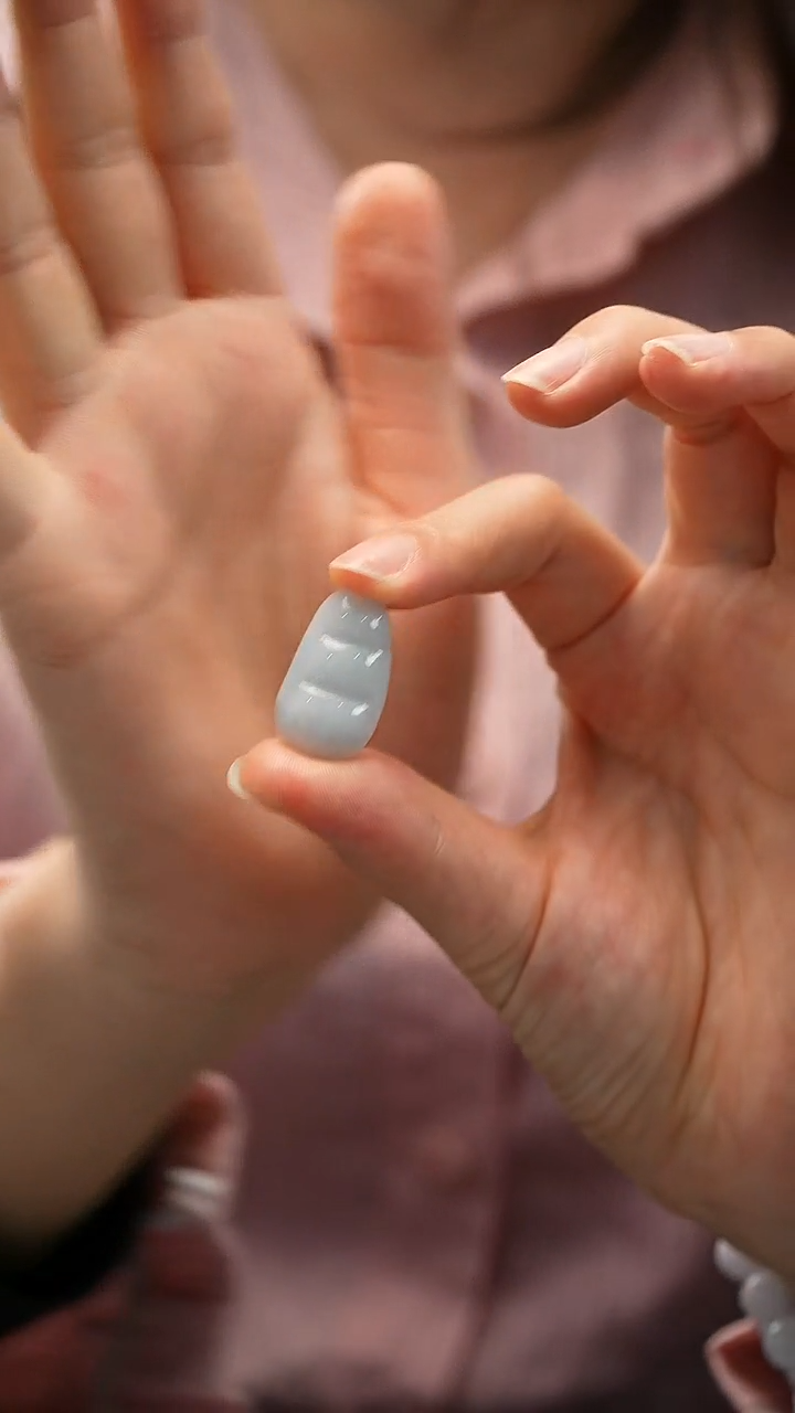 颈饰未镶嵌翡翠福豆