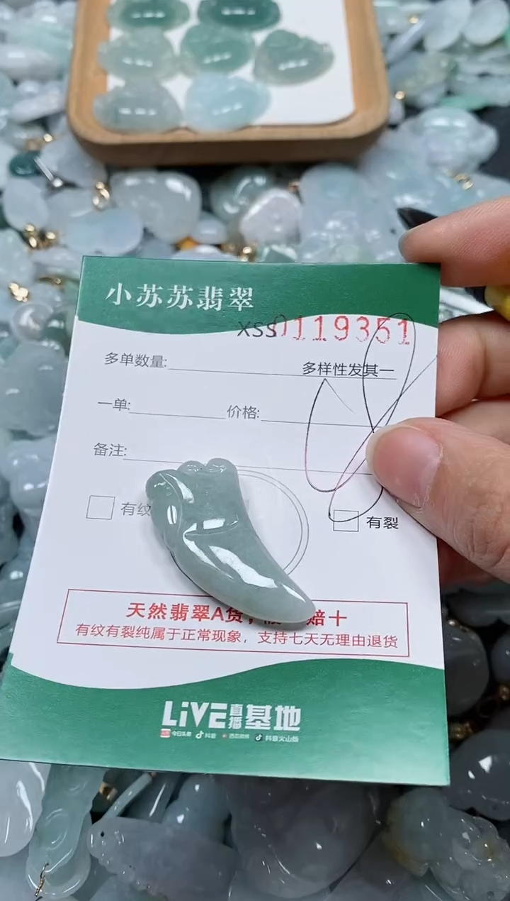 【闪购商品】翡翠颈饰未镶嵌闪购商品0119351