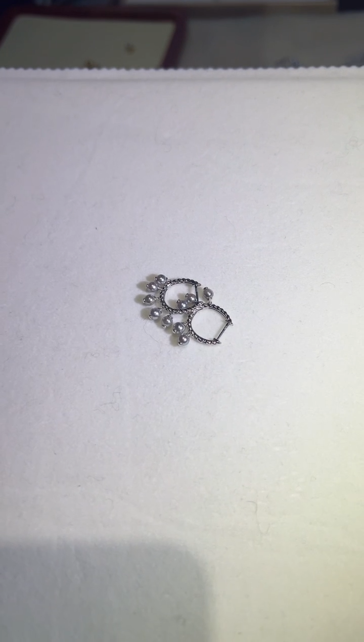 【闪购商品】海水珍珠耳包18K金镶嵌真多麻耳包zzxm