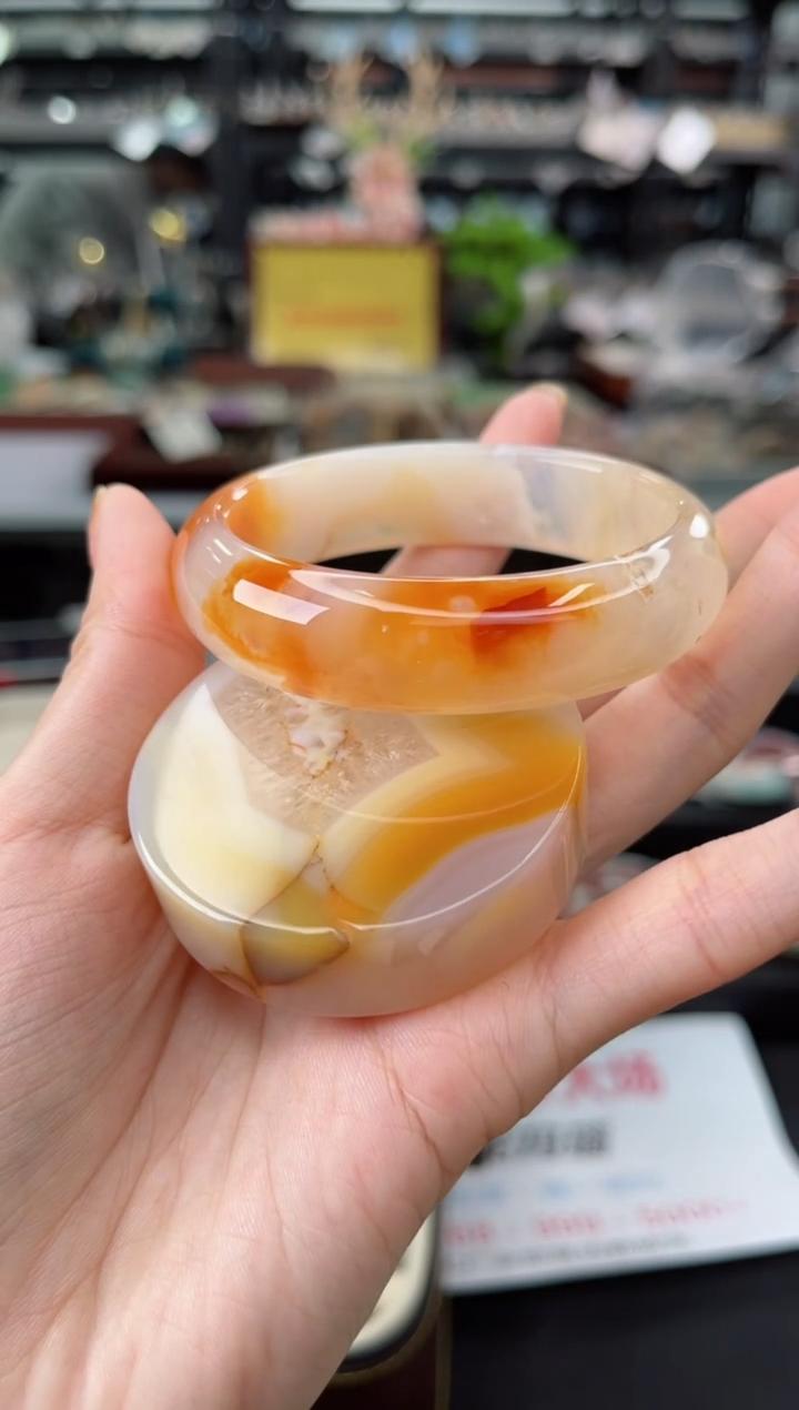 【闪购商品】石英质玉手镯未镶嵌55圈口（赠送镯心）601