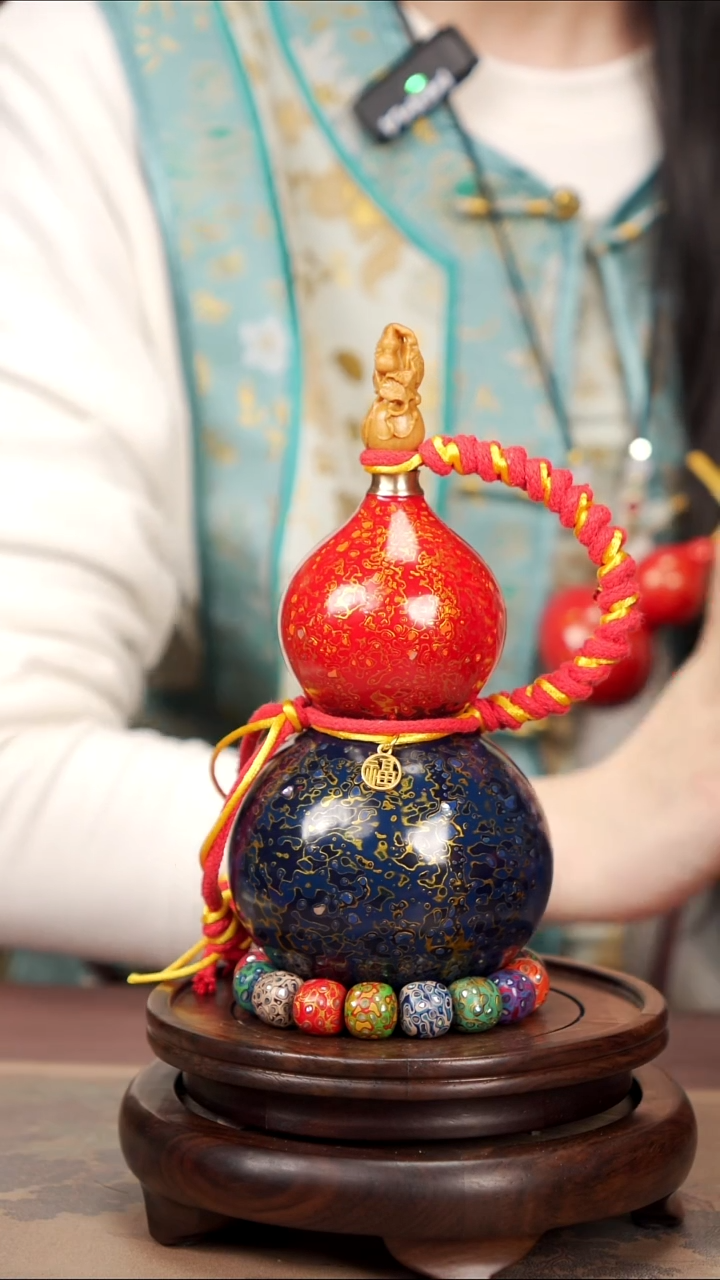 【闪购商品】146易林高端工艺大漆酒葫芦--288