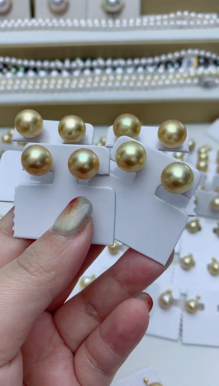 【闪购商品】海水珍珠耳饰18K金镶嵌e6 多样性发其一