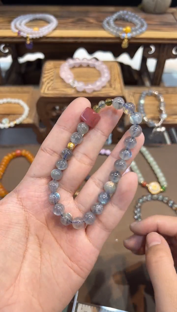 【闪购商品】长石手链未镶嵌@@手饰