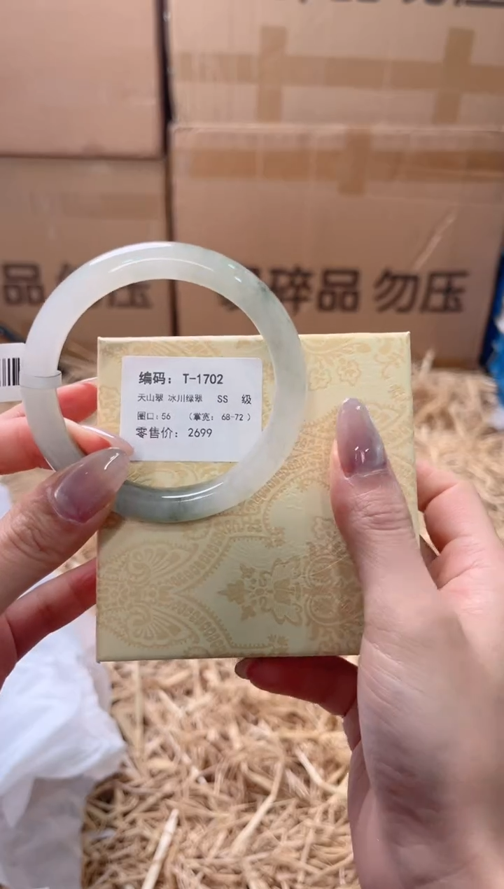 未镶嵌手镯石英质玉T-1702