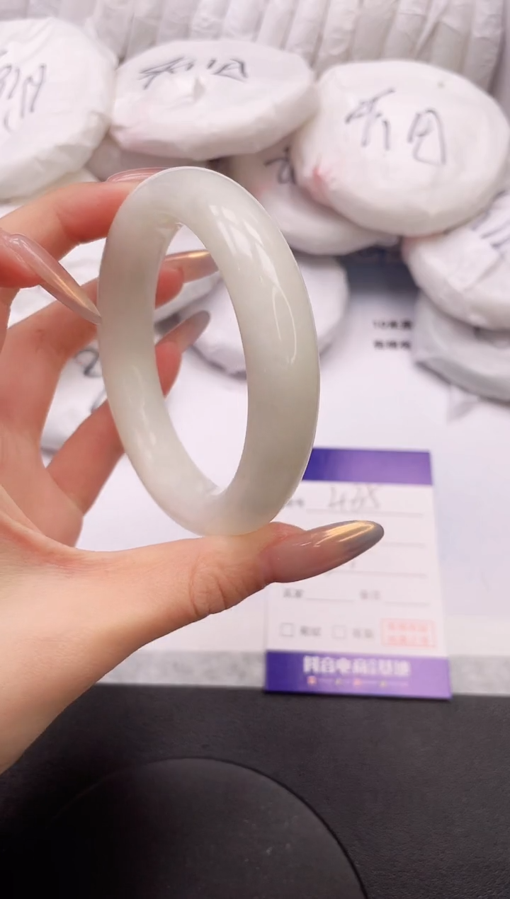 【闪购商品】和田玉手镯未镶嵌30K435-59