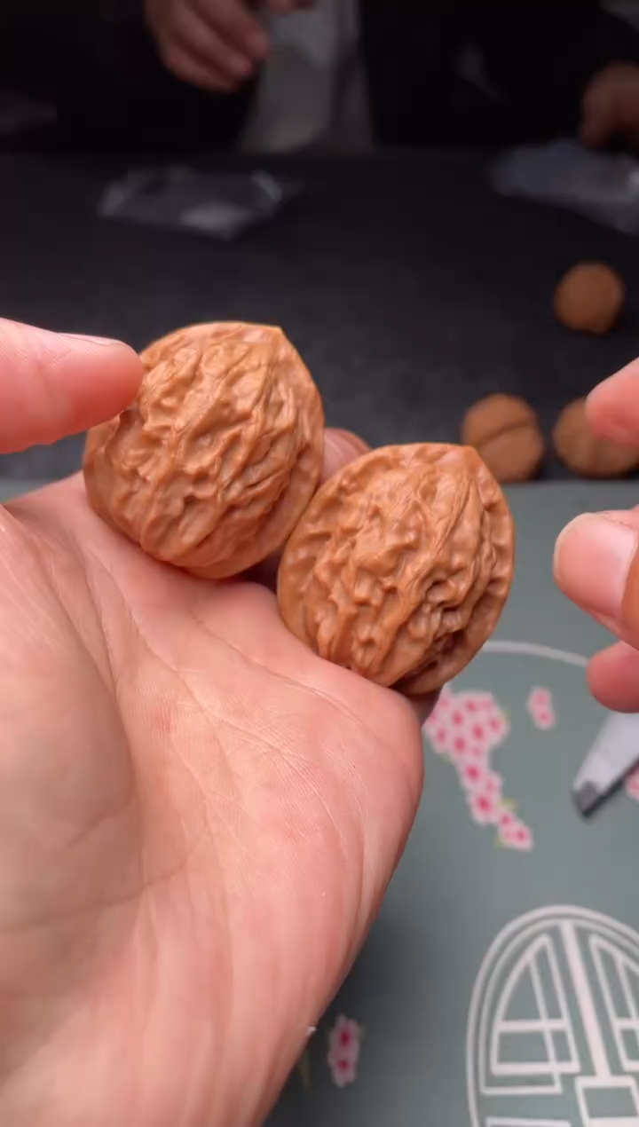 把件文玩核桃a40  大红袍  37尺