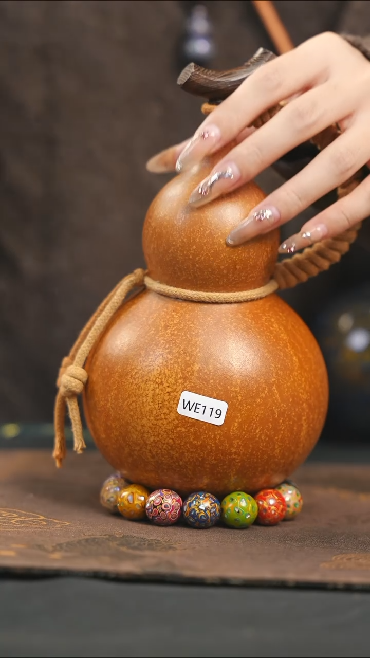 【闪购商品】WE119原皮中容量酒葫芦随缘发
