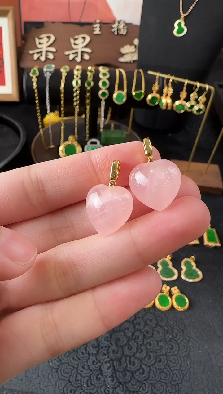 【闪购商品】水晶颈饰银S925镶嵌吊坠/多样性发一件