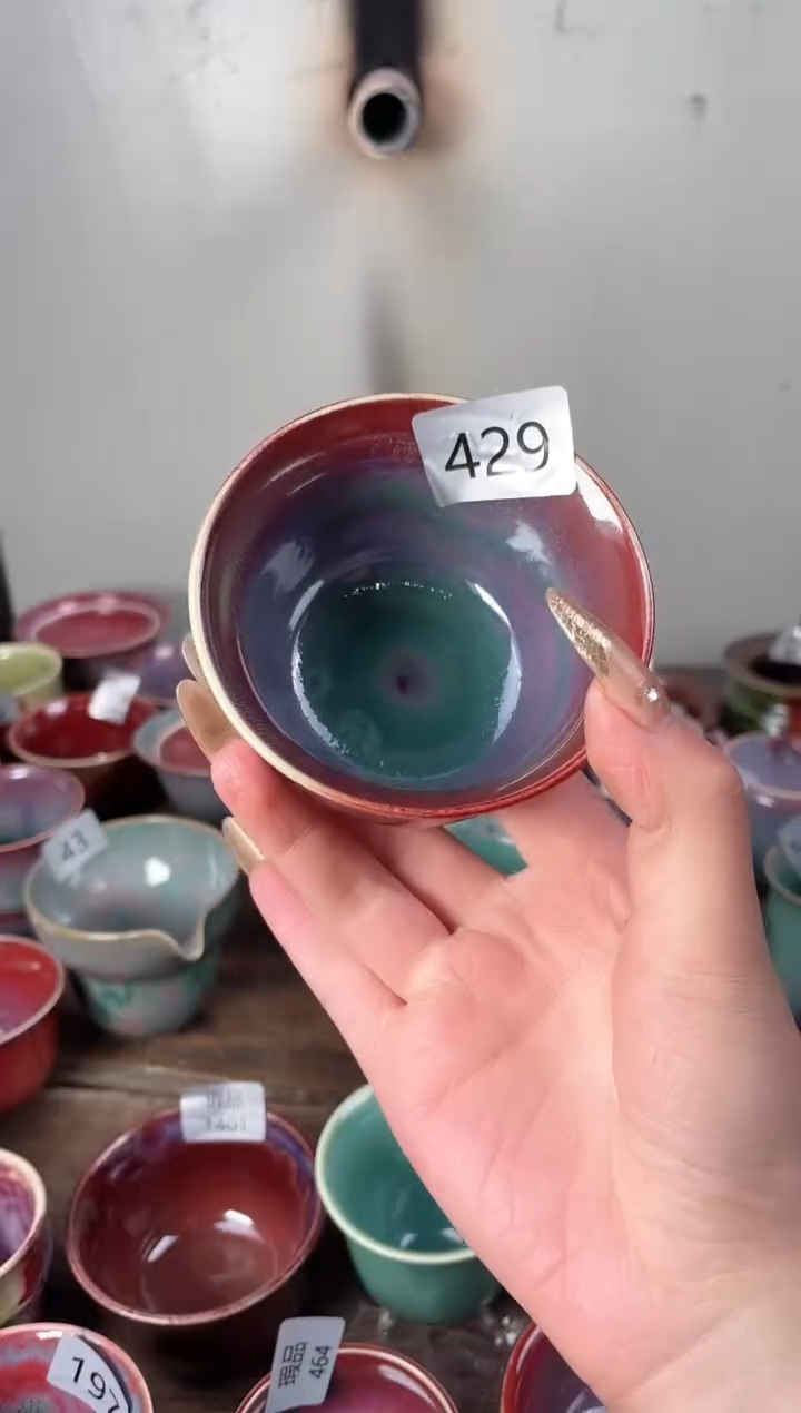 【闪购商品】摆件钧瓷手工茶器窑变