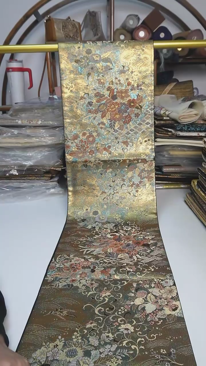 【闪购商品】织绣17西阵织六通花卉