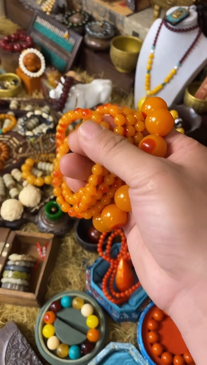 未镶嵌琥珀手链阿明甄选