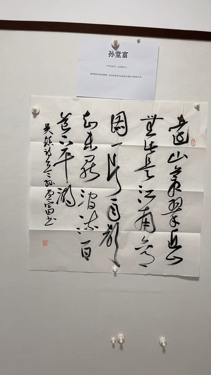 书法书法孙堂富老师