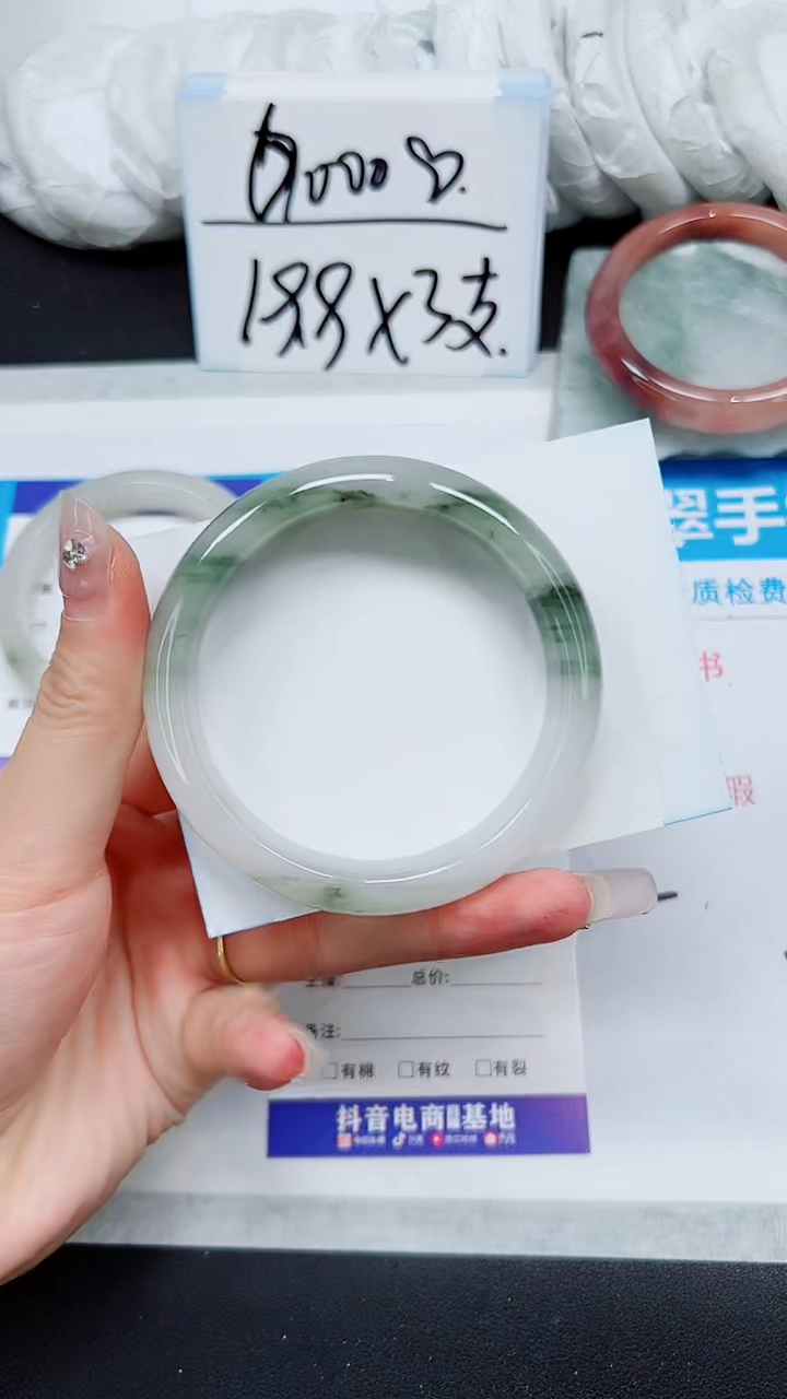 【闪购商品】石英质玉手镯未镶嵌A196-58`59`60`