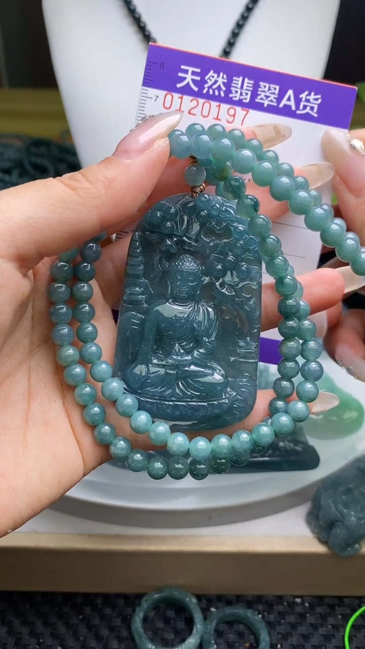 【闪购商品】翡翠未镶嵌颈饰                  
