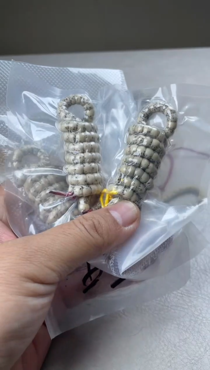 吊坠星月菩提石玉料厚切卡6mm直切大肠大留白高货