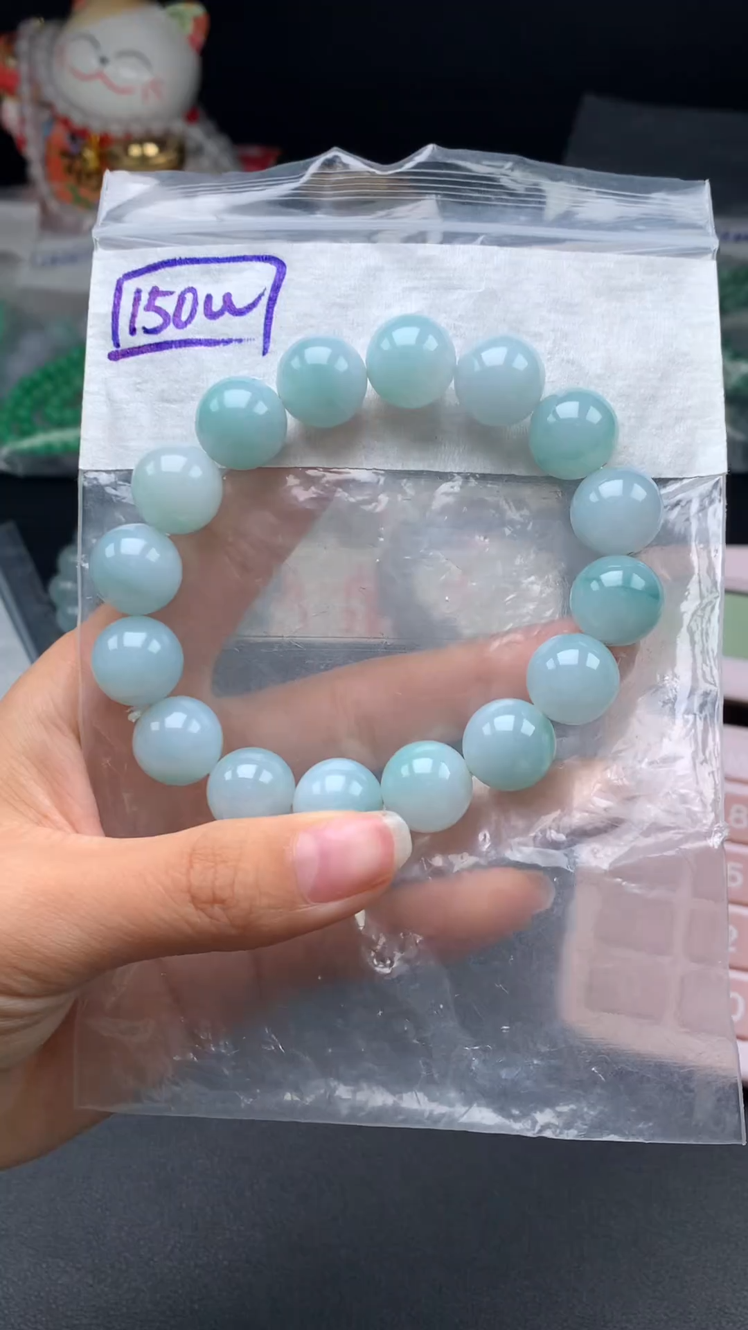 未镶嵌挂件翡翠42  卡13.6