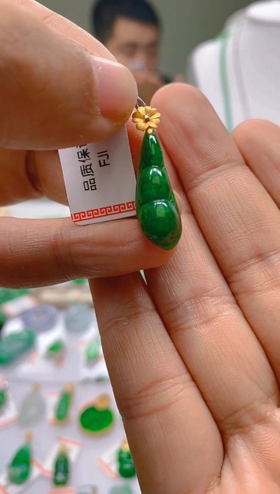 【闪购商品】翡翠颈饰18K金镶嵌新号开播，全场乱卖