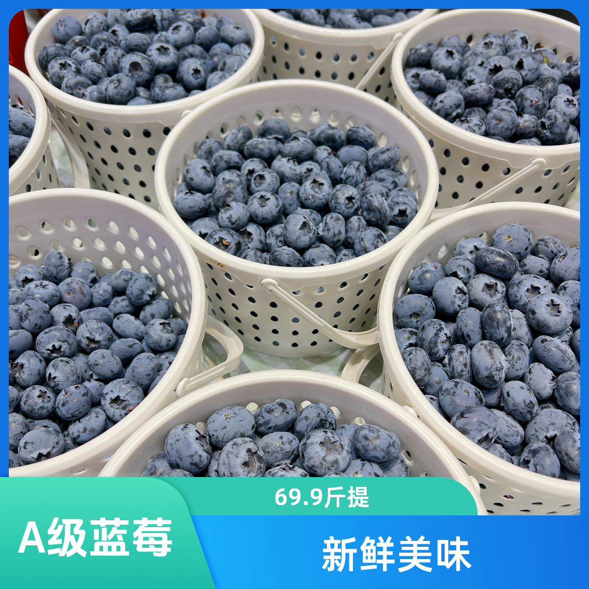 云南花香蓝莓（18mm+）48/斤、139/提（3斤）云南省