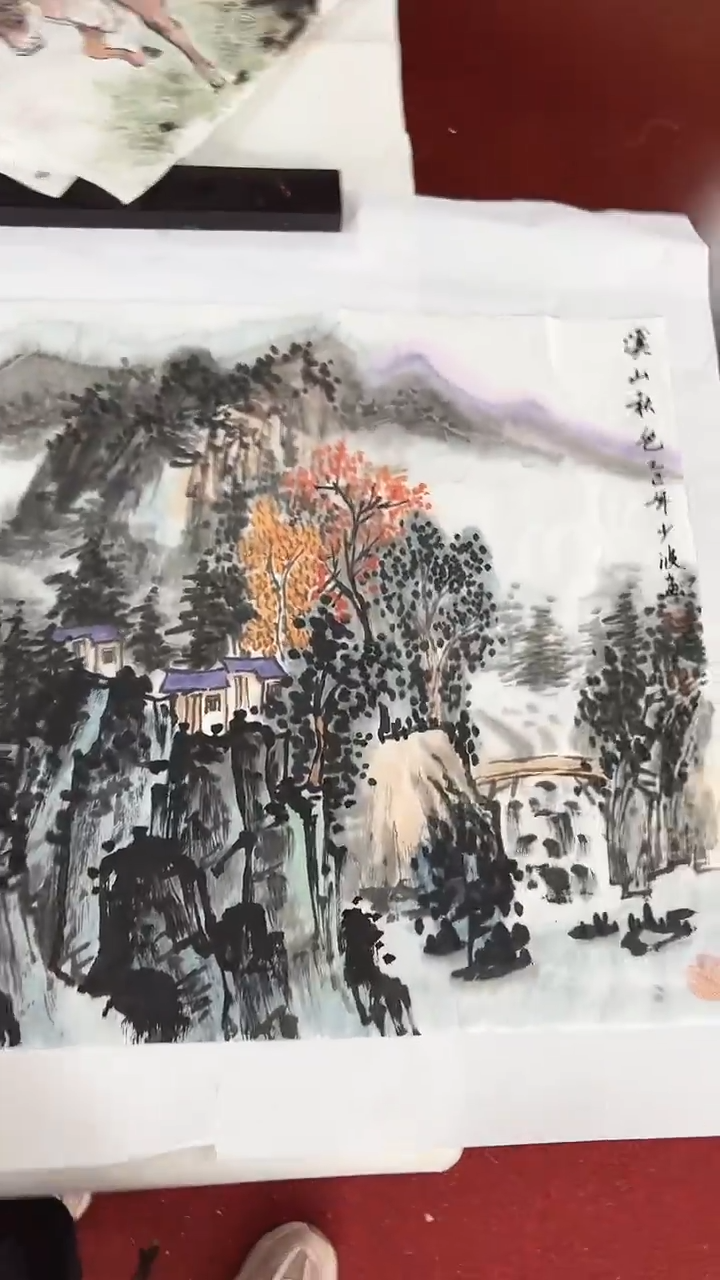 国画卢少波/国画/花鸟