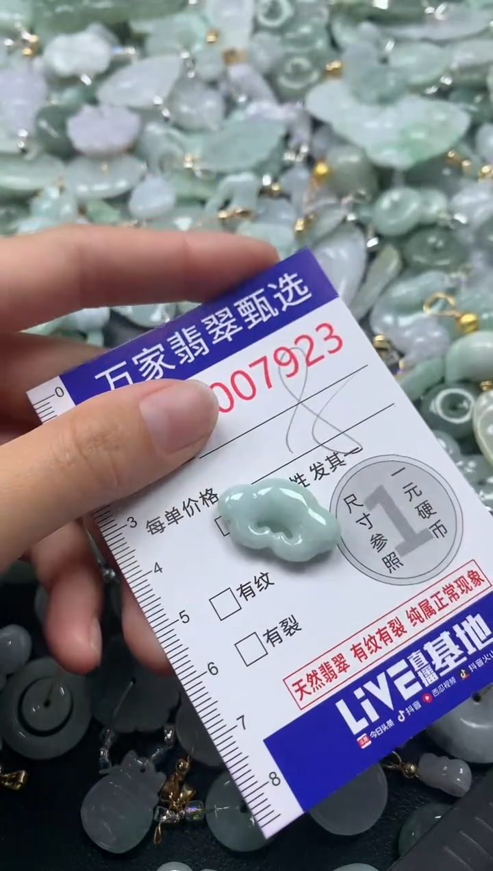吊坠(不含链)未镶嵌翡翠7923