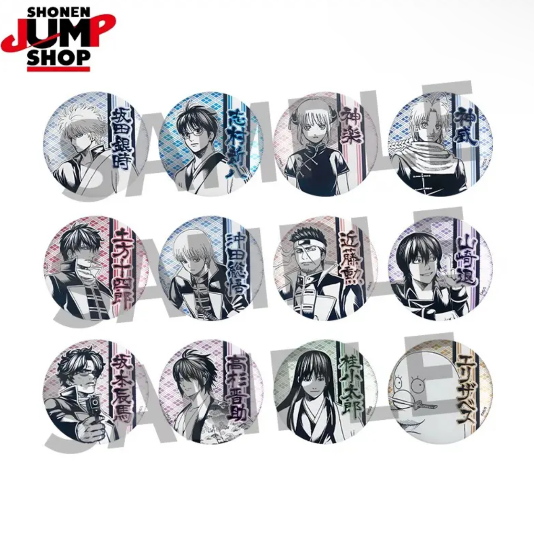 【银魂】正版日谷 JS原画烫金浮雕吧唧 直播代拆