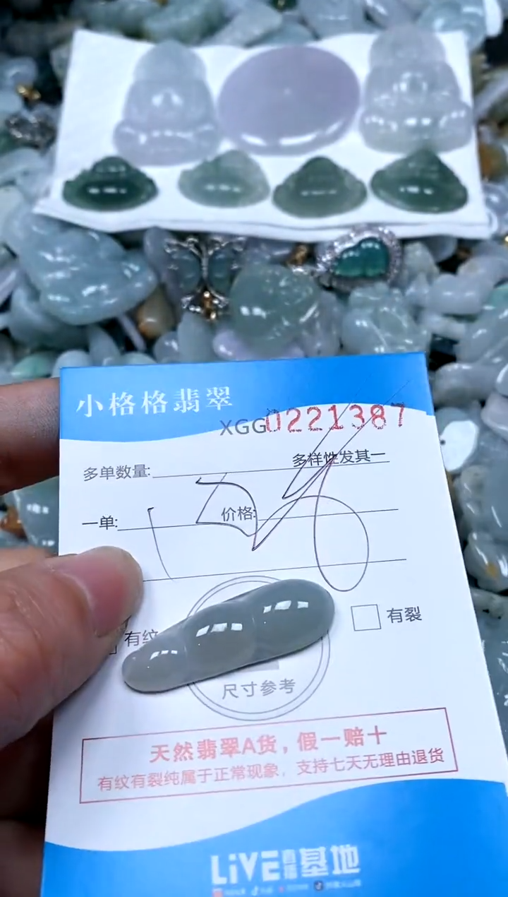 【闪购商品】翡翠颈饰未镶嵌闪购商品0221387