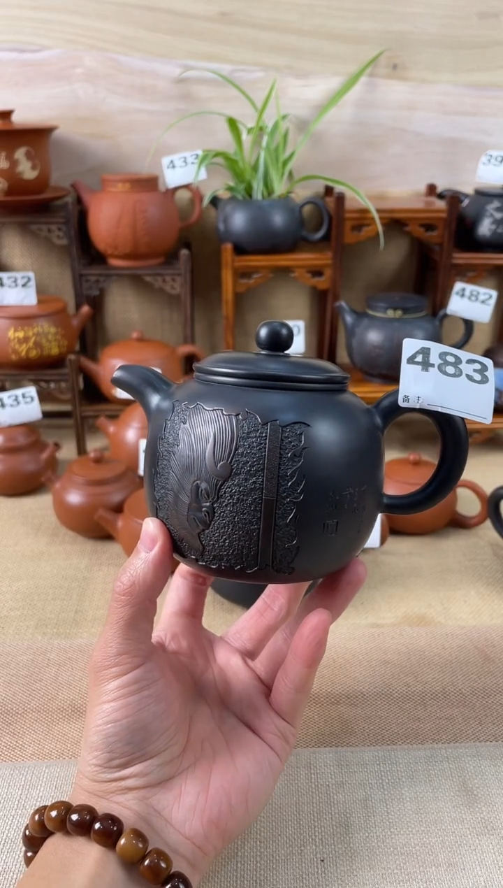 9****? 建水紫陶单壶瑕疵放漏/A 483
