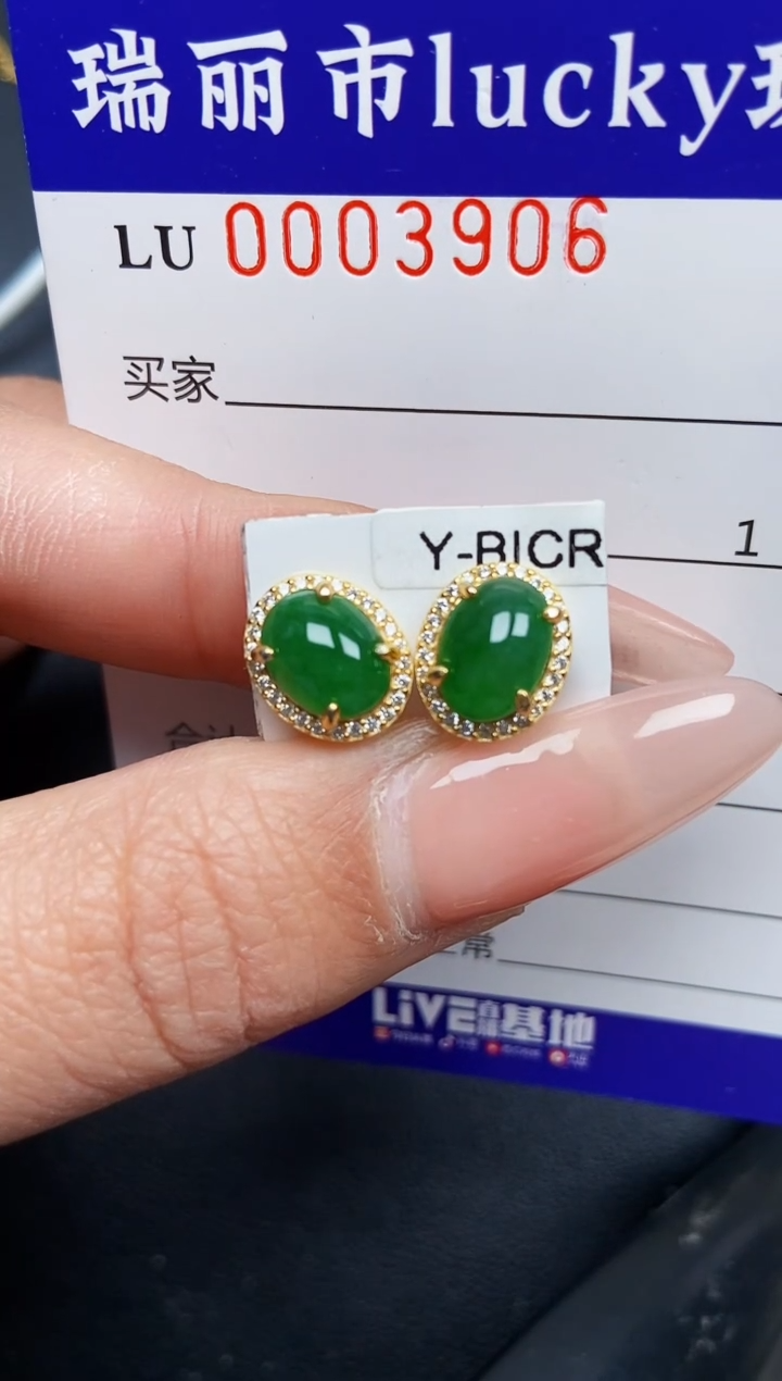 【闪购商品】翡翠颈饰银S925镶嵌3906