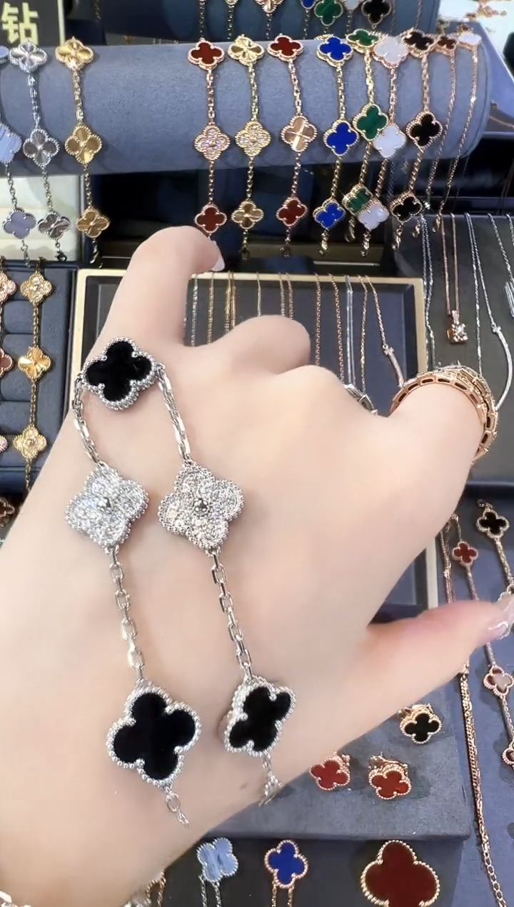 【闪购商品】钻石手链18K金镶嵌18K手链