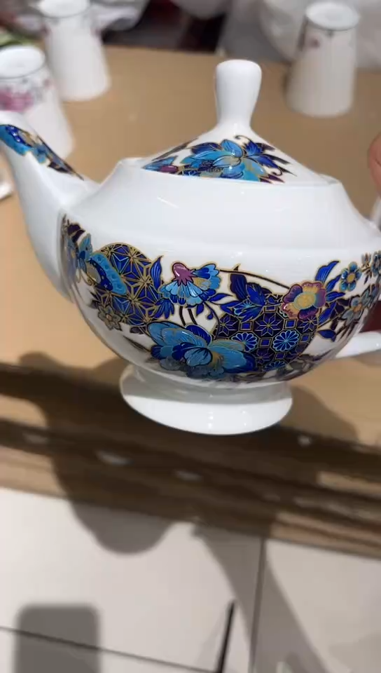 瓷壶1个隆达骨质瓷