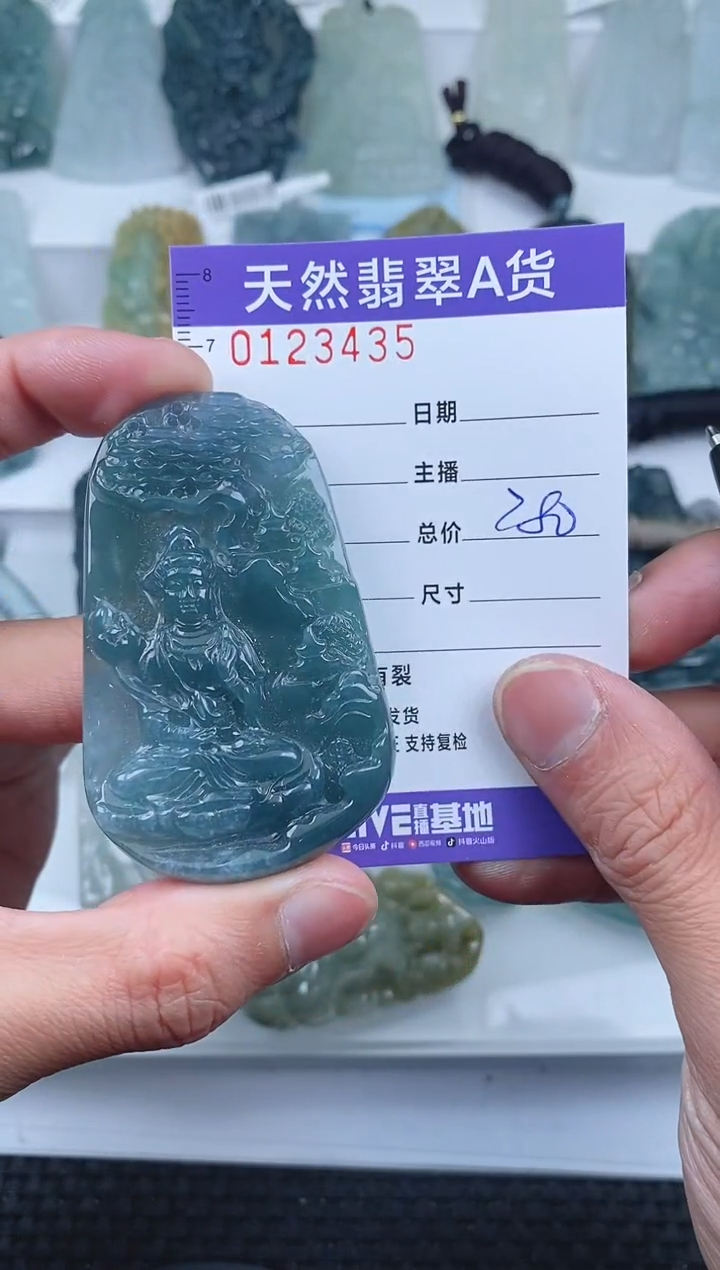【闪购商品】翡翠颈饰未镶嵌        435