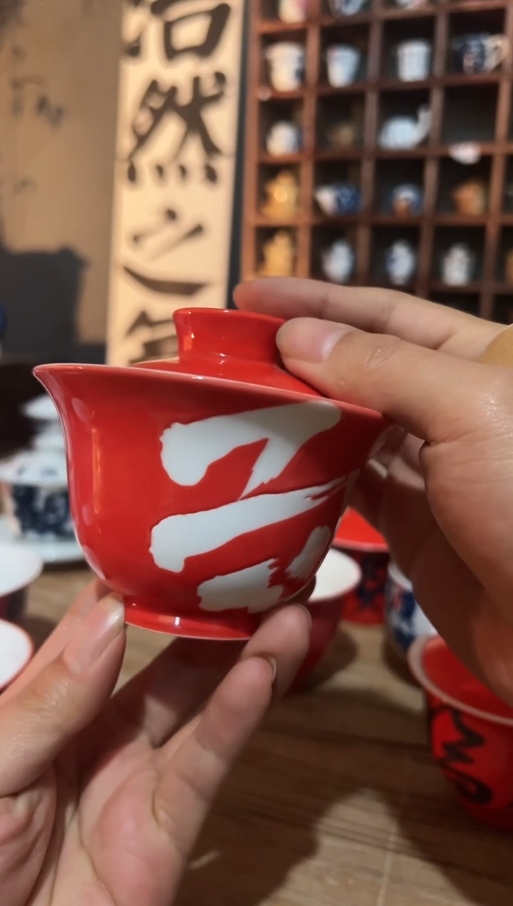 【闪购商品】观云听雨原创手绘茶具