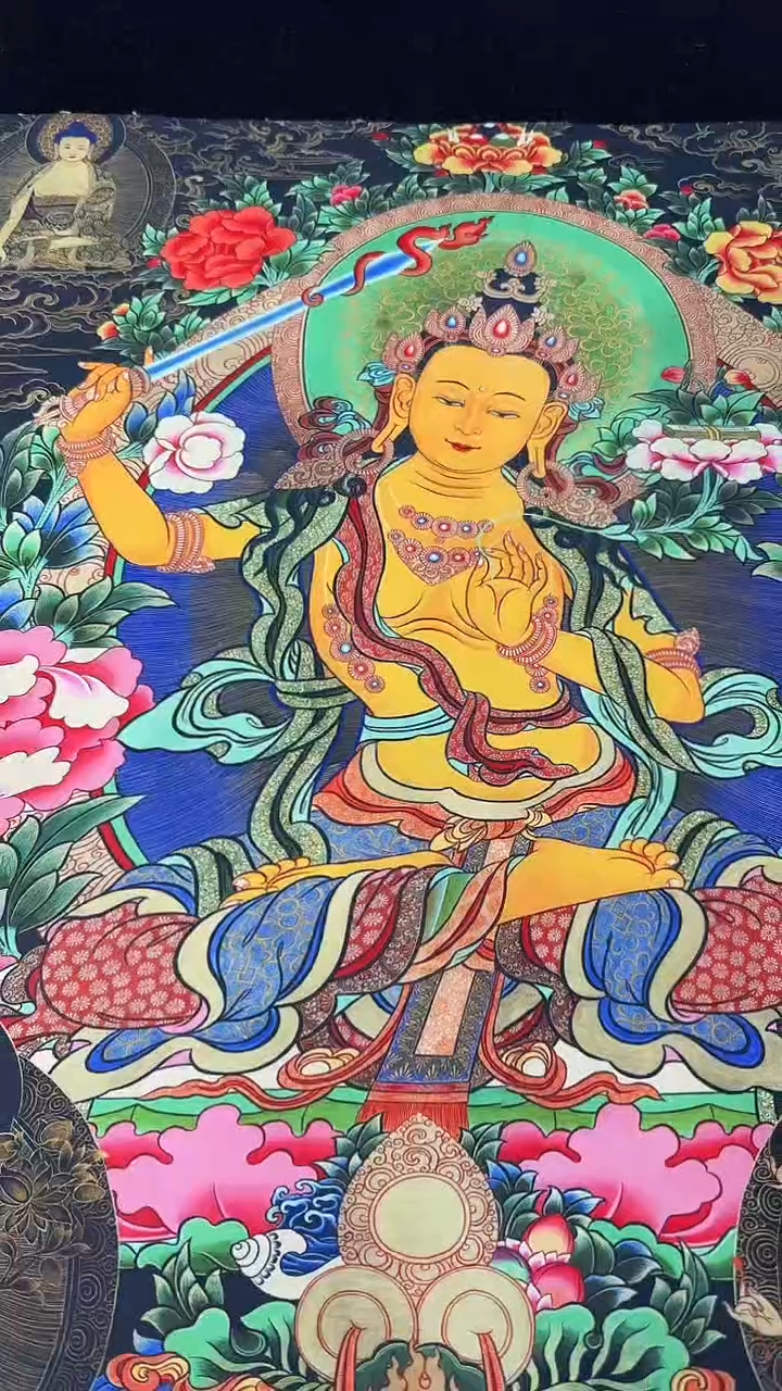 卷轴画藏式珍藏彩绘艺术馆12