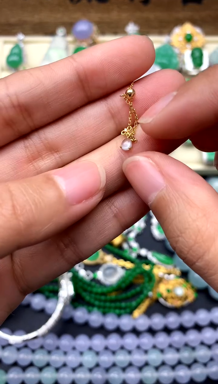 【闪购商品】翡翠戒指18K金镶嵌14-中国好珍宝