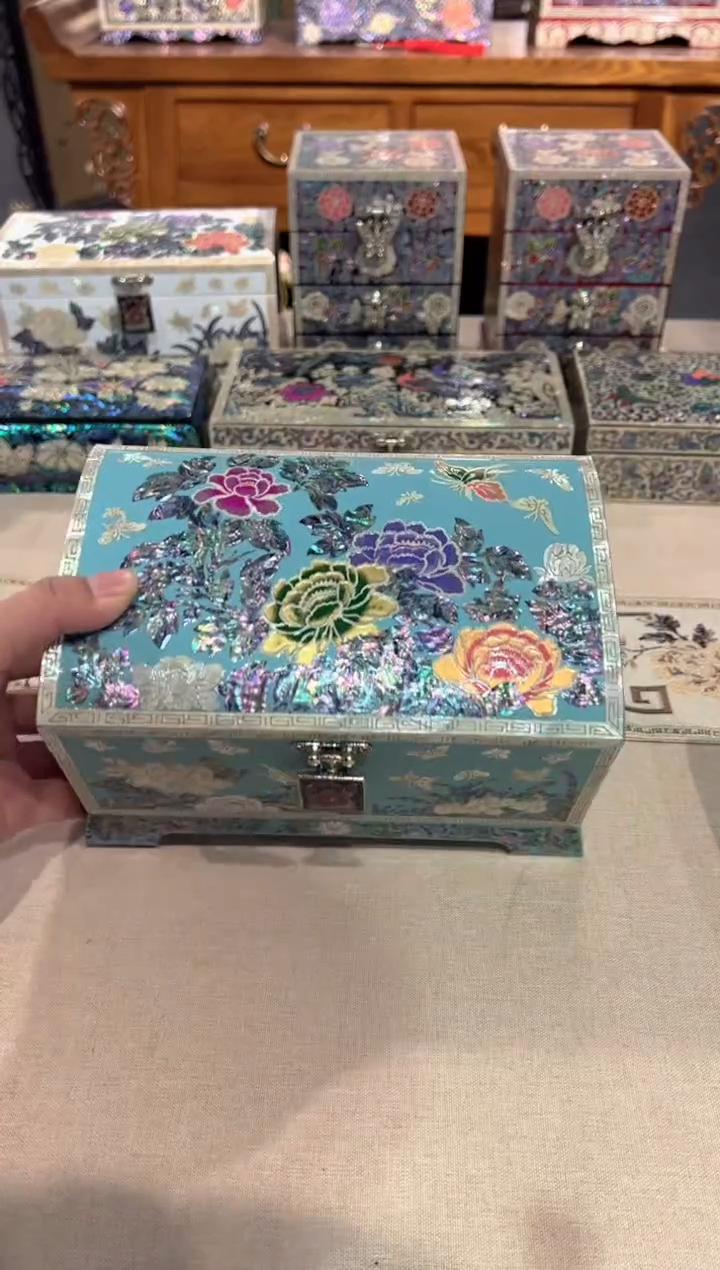 【闪购商品】微瑕按扣满贝弘贝雅螺钿漆器文化馆