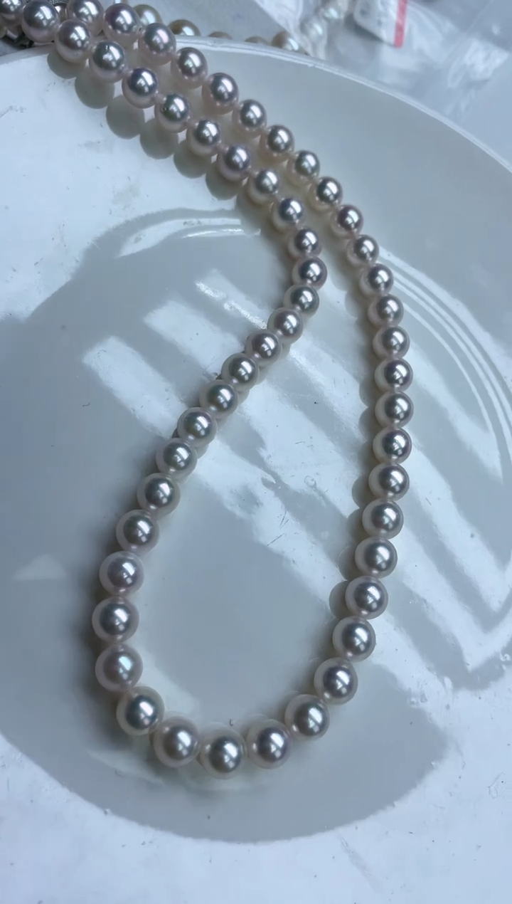 未镶嵌项链海水珍珠天女光全珠项链(多样性发一）