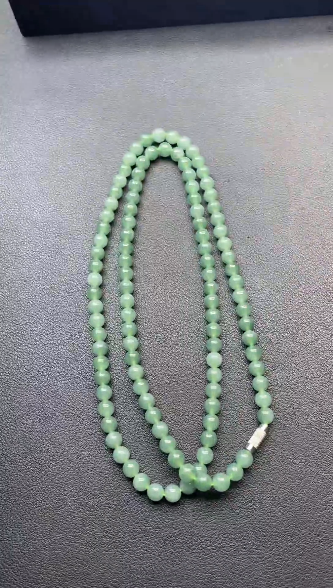 翡翠未镶嵌颈饰项链