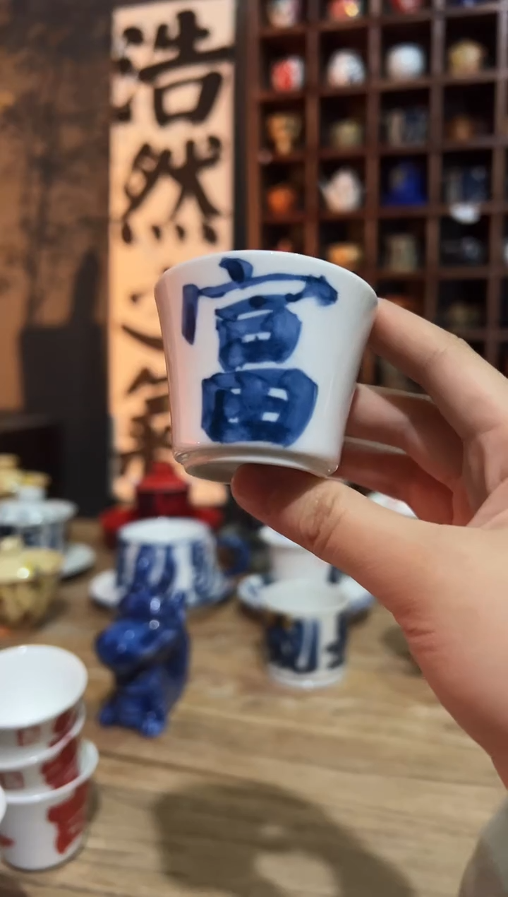 【闪购商品】观云听雨原创手绘茶具