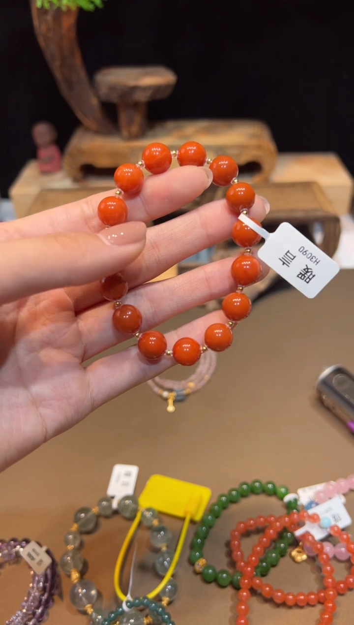 手饰玛瑙未镶嵌手饰@@H3090