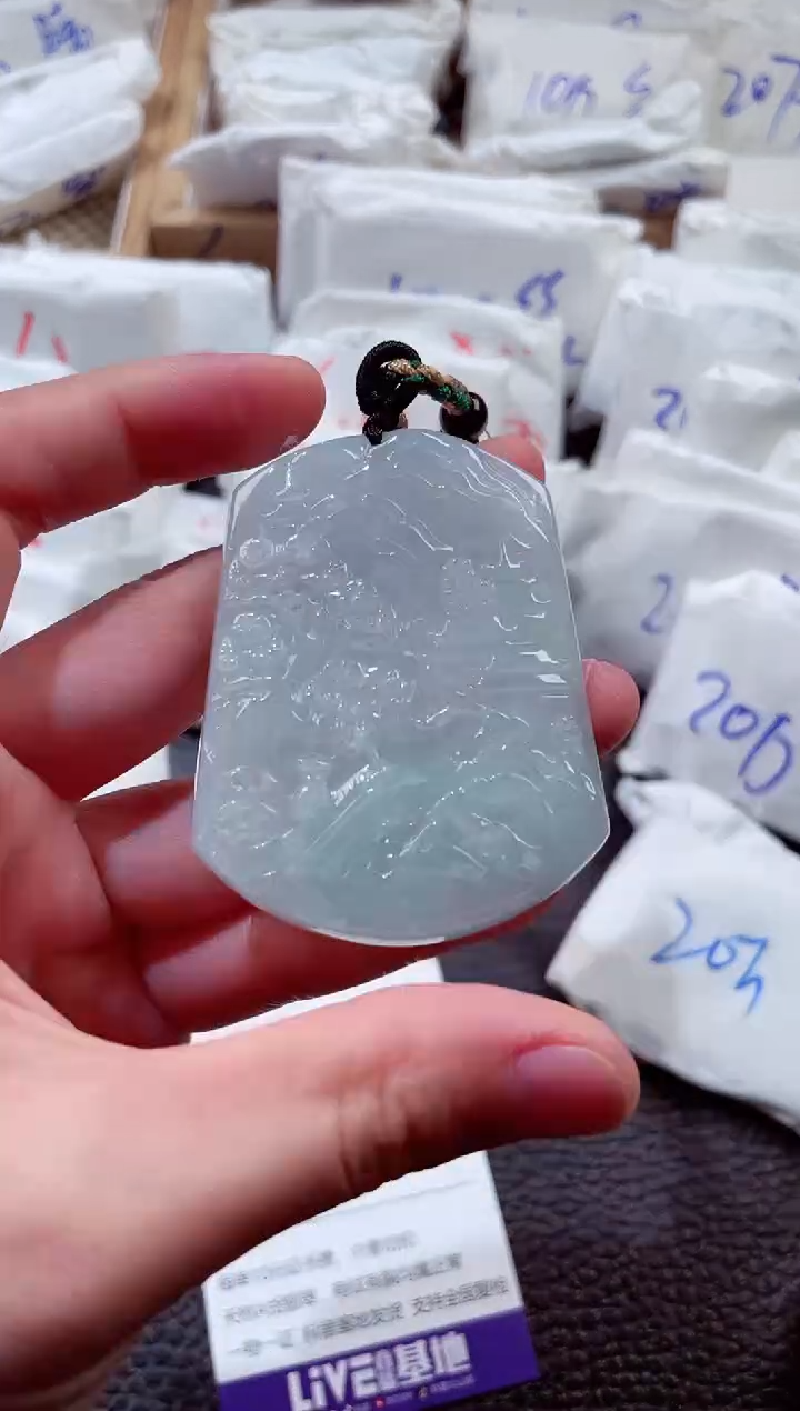 翡翠未镶嵌颈饰00001117