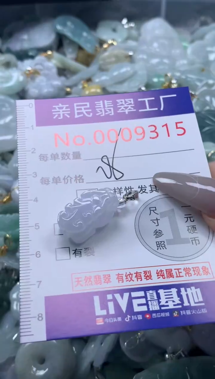 颈饰未镶嵌翡翠9315