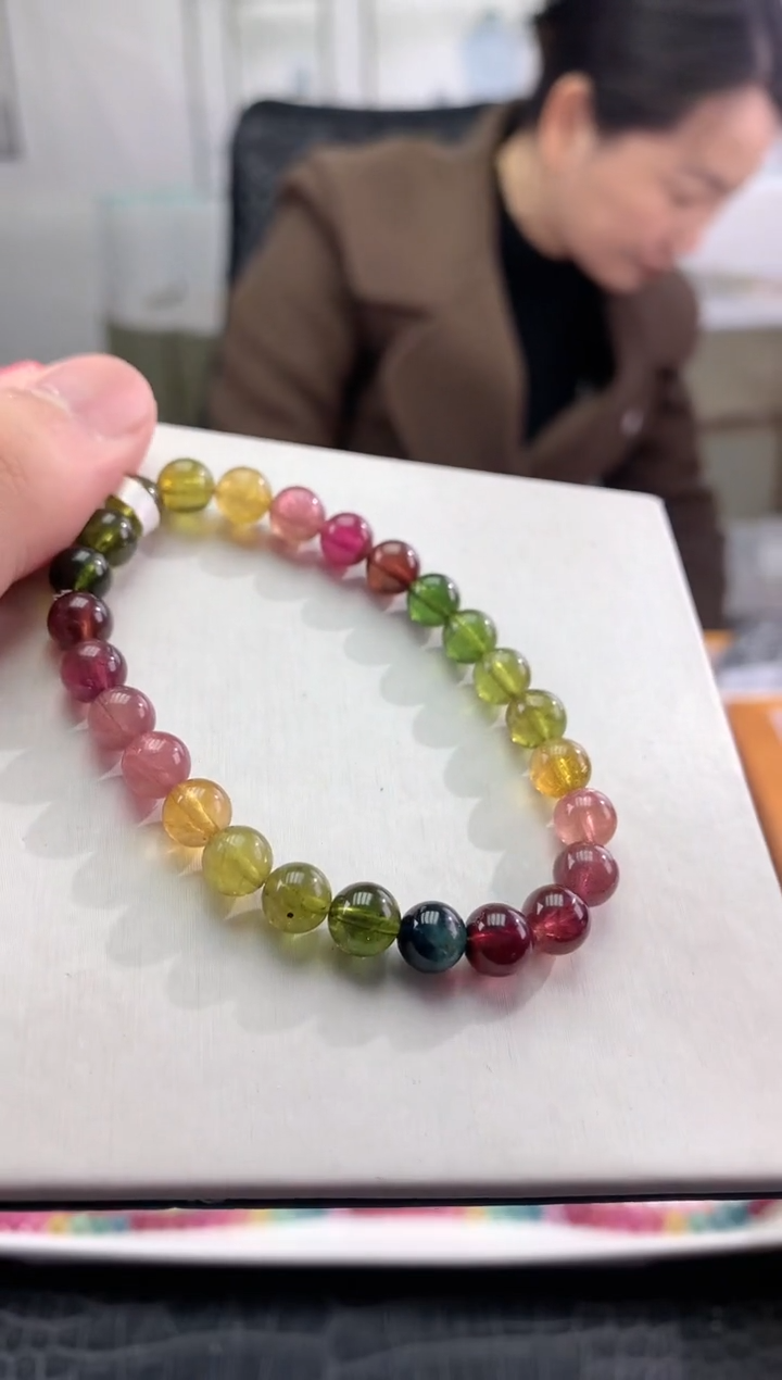 【闪购商品】碧玺手串未镶嵌多样性发一条