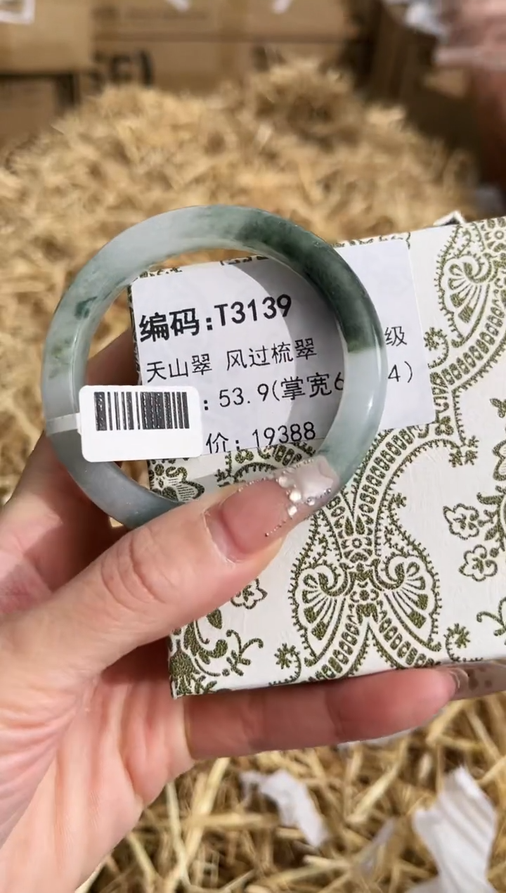 未镶嵌手镯石英质玉T3139