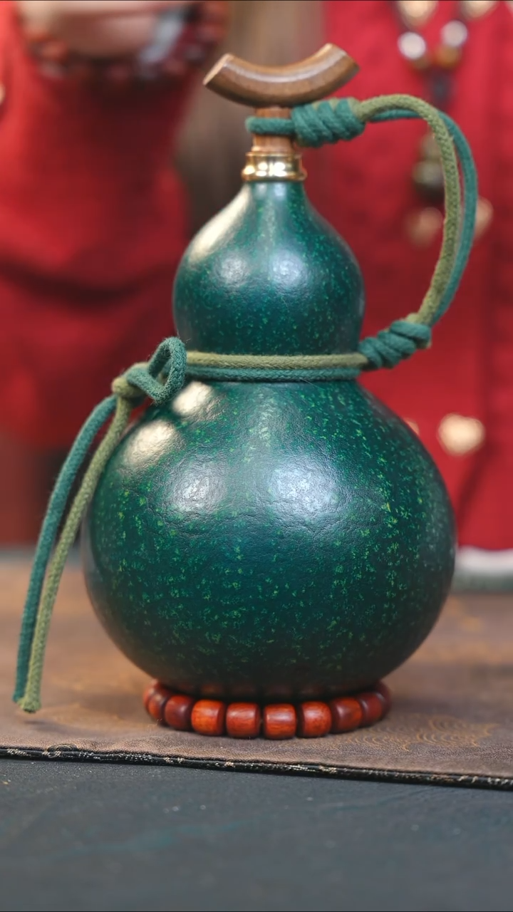 【闪购商品】WX189大漆酒葫芦不包手串及旋转底座