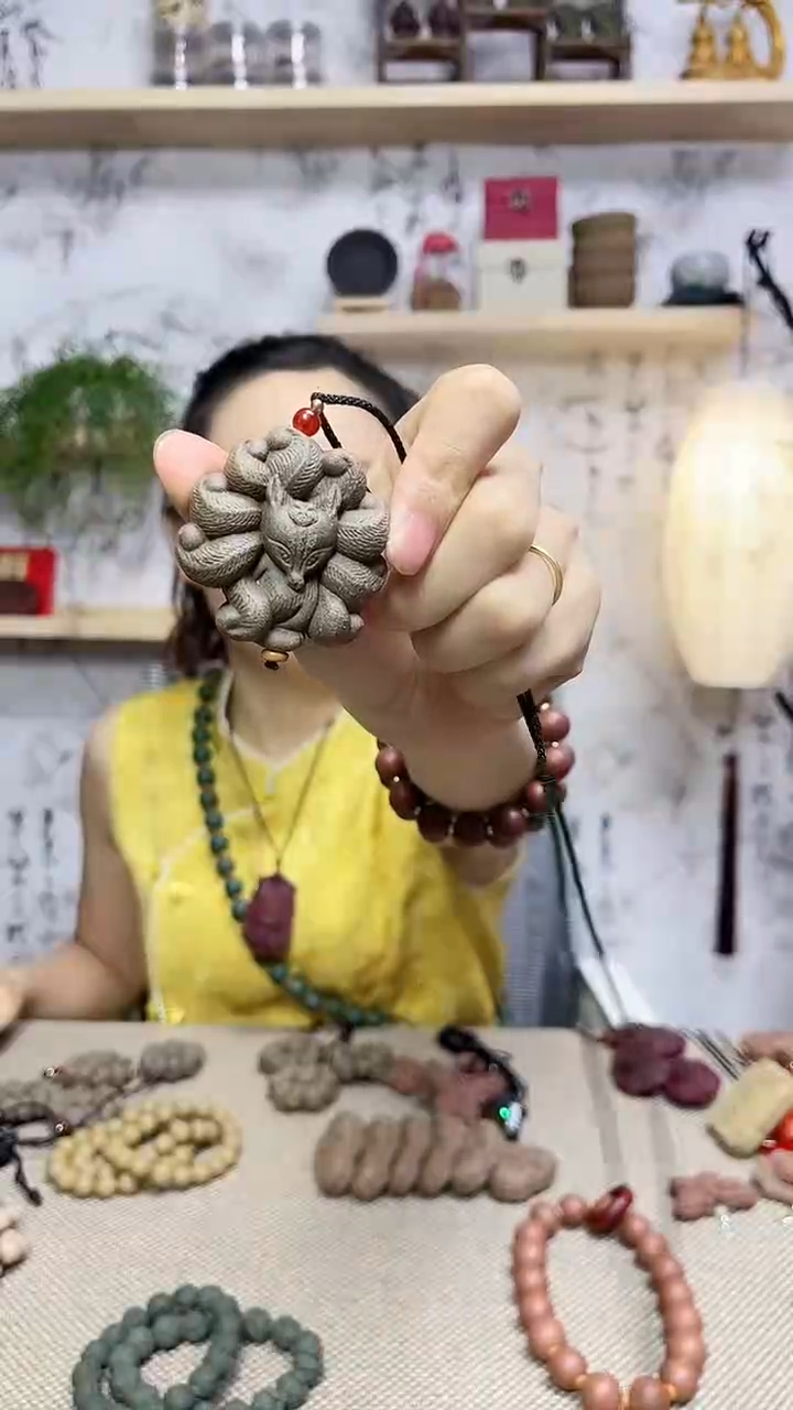 泥塑白茶茉莉凤九牌